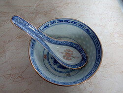 HIBÁTLAN ÚJ  KÍNAI PORCELÁN TÁL KANÁLLAL