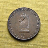 NDK 1968 Emanuel Lasker sakk emlékérem