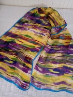 100% SILK Mid-century Jammers & Leufgen HERNYÓSELYEM STÓLA - 145 x 40 - Art@Decoration