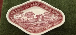 ANGOL SPODE COPELAND PIRITOS KÍNÁLÓ HIBÁTLAN SZÉPSÉG ! 24 cm *15 cm 3 cm