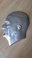 Régi öntött aluminium Horthy Miklós fej