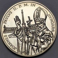 MNB Ezüst 500 Forint Pápa látogatása Budapesten