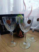 Ólomkristály pohár készlet eredeti dobozában