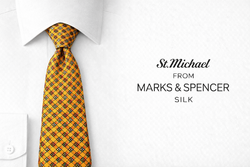 Eredeti St. Michael – Marks & Spencer férfi selyem nyakkendő.
