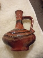 Szovjet mázas konyakos kancsó