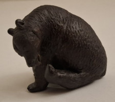 Vass Áron kerámia medve figura, szépen kidolgozott, HIBÁTLAN állapotban