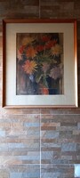 Tamási Lajos akvarell festménye. 52x62 cm