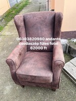 Szèp andante hobátlan füles fotel 62000 ft eladó bp.17 kerben