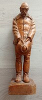 Csorvássy István fa szobor 1930-1940 körüli