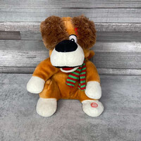 Éneklő, ugató kutya plüss játék