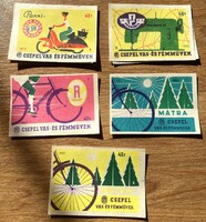 Régi gyufacímke retro gyufa cimke Csepel Vas- és Fémművek Weiss Manfréd logóval