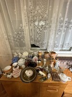 Porcelán, régiség csomag hagyatékból vegyesen