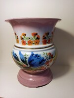 HATALMAS MAGYAR ZOMÁNC ZOMÁNCOS VÁZA ELADÓ