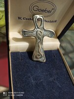 Ezüst kereszt medál