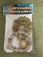 Rézs oroszlánfejes ajtókopogtató