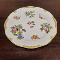 Herendi Viktória mintás porcelán süteményes kínáló tál VBO
