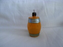 RÉGI ÜVEG KARÁCSONYFADÍSZ - HORDÓ!