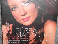 RÚZSA MAGDOLNA DALOK HÚROKRA ÉS FÚVÓSOKRA 2013. november 18. MÜPA 2cd + dvd CD ÚJ gyári bontatlan