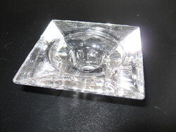 Kristály üveg gyertyatartó és mécsestartó