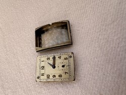 Art Deco Boden Edelstahl Germany 1920-30 óra ritkaság 22x30 mm tokméret, javítandó