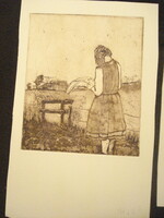 Muzsnay Ákos 7 db rézkarc 1982