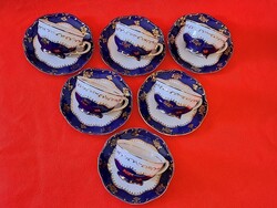 Zsolnay Pompadour I mintás teás / cappuccinós / hosszú kávés csésze aljjal