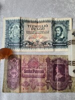 Száz pengő / Tízmillió pengő
