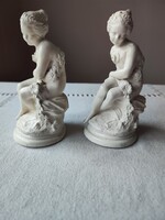 Gipsz szobor 2 db - 17,5 cm