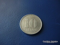 NÉMET DEM. KÖZT. / NDK 10 PFENNIG 1968