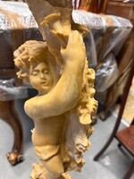 Angyalos magas gyertyatartó