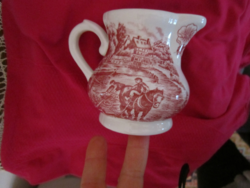 J Broadhurst Ironstone pink tejszínes kiöntő