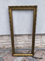 Aranyozott àlló vagy fekvő keret képkeret tükör keret. Fészek:51,5 x119,5 cm