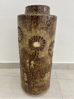 Zsolnay pirogránit padlóváza Fürtös György 52cm.