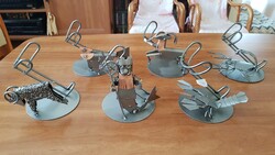 Ritka Hinz & Kunst fém bortartó szobrok - Választható Csillagjegyek