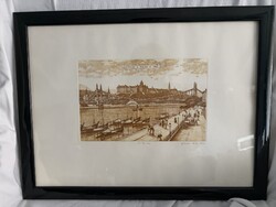 Gaál Domonkos - Bárkák a Dunán 1905.