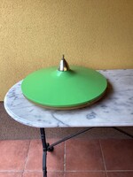 Retro UFÓ mid centuri space age függeszthető zöld lámpa 50 cm.