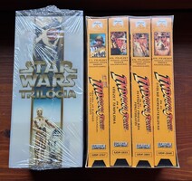 Star Wars Indiana Jones bontatlan vhs pack