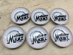 Hollóházi  porcelán kávés csésze kistányér  6 db eladó!