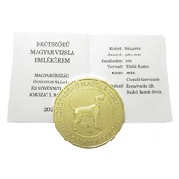Magyarország,MÉE Csepeli csoport: Drótszőrű Magyar Vizsla emlékérem 2025 UNC réz 38.9mm