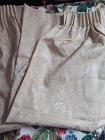 2 db szép sötétítő függöny bézs színben