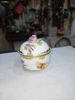Herendi viktória mintás porcelán cukortartó