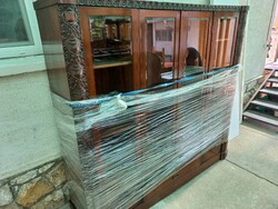 Art deco irodai szett, szekrény, íróasztal, szék!