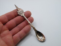 K405 Ezüstözött szuvenír kiskanál MARTINI TORER GRONIONGEN