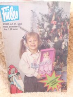 Füles 1989. december 22. Régi és nagyon ritka papírrégiség magazin