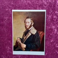 Nagy méretű Barabás Miklós: Önarckép képeslap 18 x 13 cm - Képzőművészeti Alap