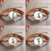 Karkötő Szett 4 Darab Nyúl Nyuszi Húsvét Bőr Nemesfém Hipoallergén Kézműves Új.