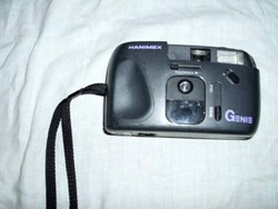 Régi Hanimex Genie típusú 35 mm-es filmes, kompakt fényképezőgép