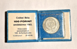 100 forint emlékérme Czóbel Béla 1983.PP.