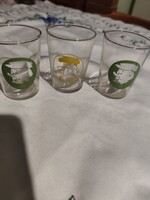 Retró Frédi Béni poharak