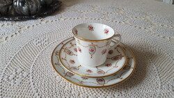 Csodaszép,Royal Albert porcelán reggeliző trió